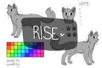rise giftlines - ref sheets!