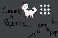 color a palette - get a pup