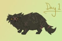 Warrior Cat Drawing Challenge- Day 1
