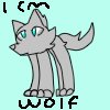1 centimeter wolf editable
