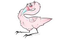 Madbirb #78 - Cotton-Candy Flamingo