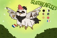 12 days of christmas slotherflie 3 - french hen