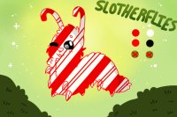 Slotherflie #60 - Candy Cane Caterpillar