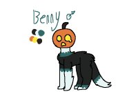benny the sad pumpkin doggo