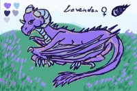 Sketchy lavender dragoness