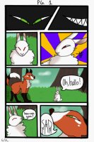 Fox & rabbit Comic (remade!) PG. 1