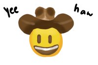 petition for the cowboy emoji 🤠 to be added to CS