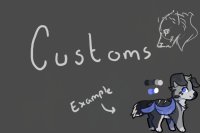 canine customs - open!