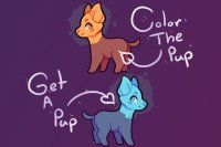 *Closed!* ♡ Color The Pup | Get A Pup ♡
