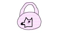 Wolf purse