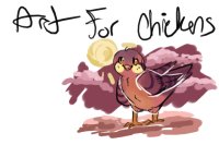 art for chickens