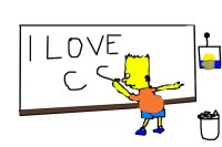 Hehe, Bart Simpson like CS :D