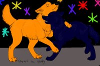 PLEASE MOVE TO COLORED IN!! Wolves, Colored By mirandaciel
