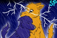 Raining On The Wolves.:.Colored By mirandaciel