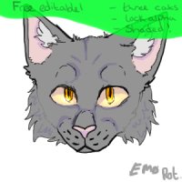 Free cat editable avatar!