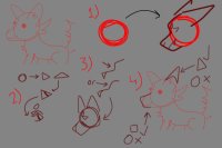 Drawing canine heads.. simplified! <3