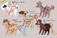 Dog/Wolf Adopts! BATCH 2! 2/4 available