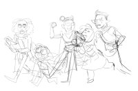 old mighty nein party unfinished art