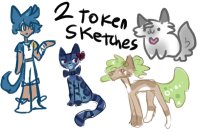 2 tokens sketches - closed