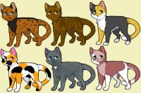 Warrior Cats 2C$ each (closed)