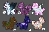 (CLOSED) Free Adopts - Pick your own Palette!