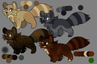 Raccoon Designs (NOT FOR SALE, SORRY)