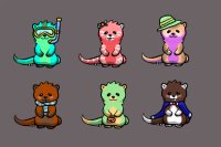 Otter adopts for sale!