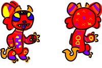Weird Sparkledog-Demon hybrid thing