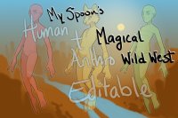 MySpoons' Magical Wild West: Editables and Adoptables