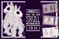 [P2U] C$ 10 // Skull Animal Anthro Base