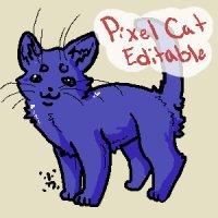 Pixel Cat Editable