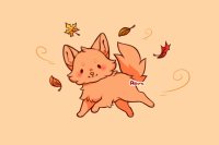 autumn fox editable