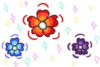 Traditional style flowers!