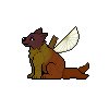 Earwig pixel dog