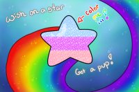 I colored a star