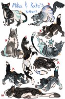 Mika's & Kate's Kittens | Litter of OC Kittens