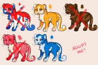 PWYW popsicle cat adopts! | 1/5 open