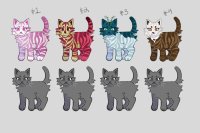 striped kitty adopts - CLOSED