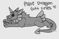 Plate Dragon Plushie
