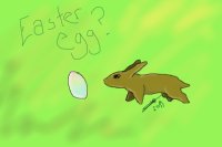 Bunny and Easter egg