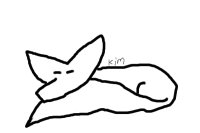 fox line art 2