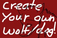 Wolf/Dog editable