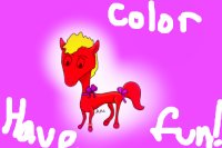 ~Color a strange horse~