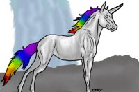 rainbow... unicorn.