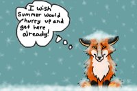 Snowy Fox (contest entry)