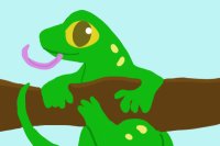 little green gecko