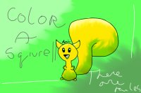 color a squirell