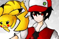 PKM TRAINER RED wants to battle!