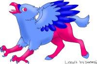 Cotton candy gryphon