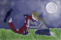 The Fox, The Crow, The Bluebird, And The Girl